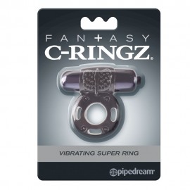 ANILLO FANTASY C-RINGZ VIBRATING SUPER RING BLACK